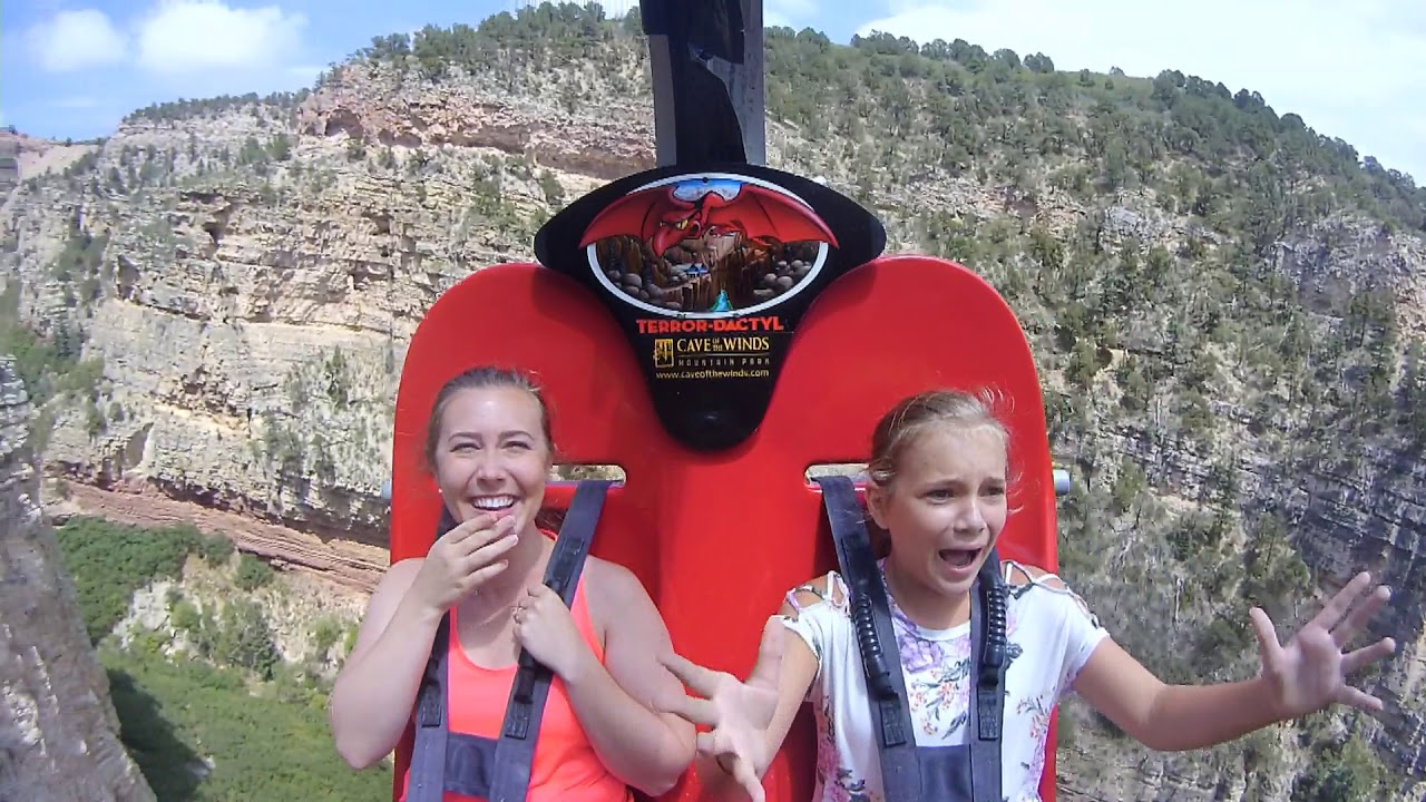 HILARIOUS Terror Dactyl ride at Cave Of The Winds!