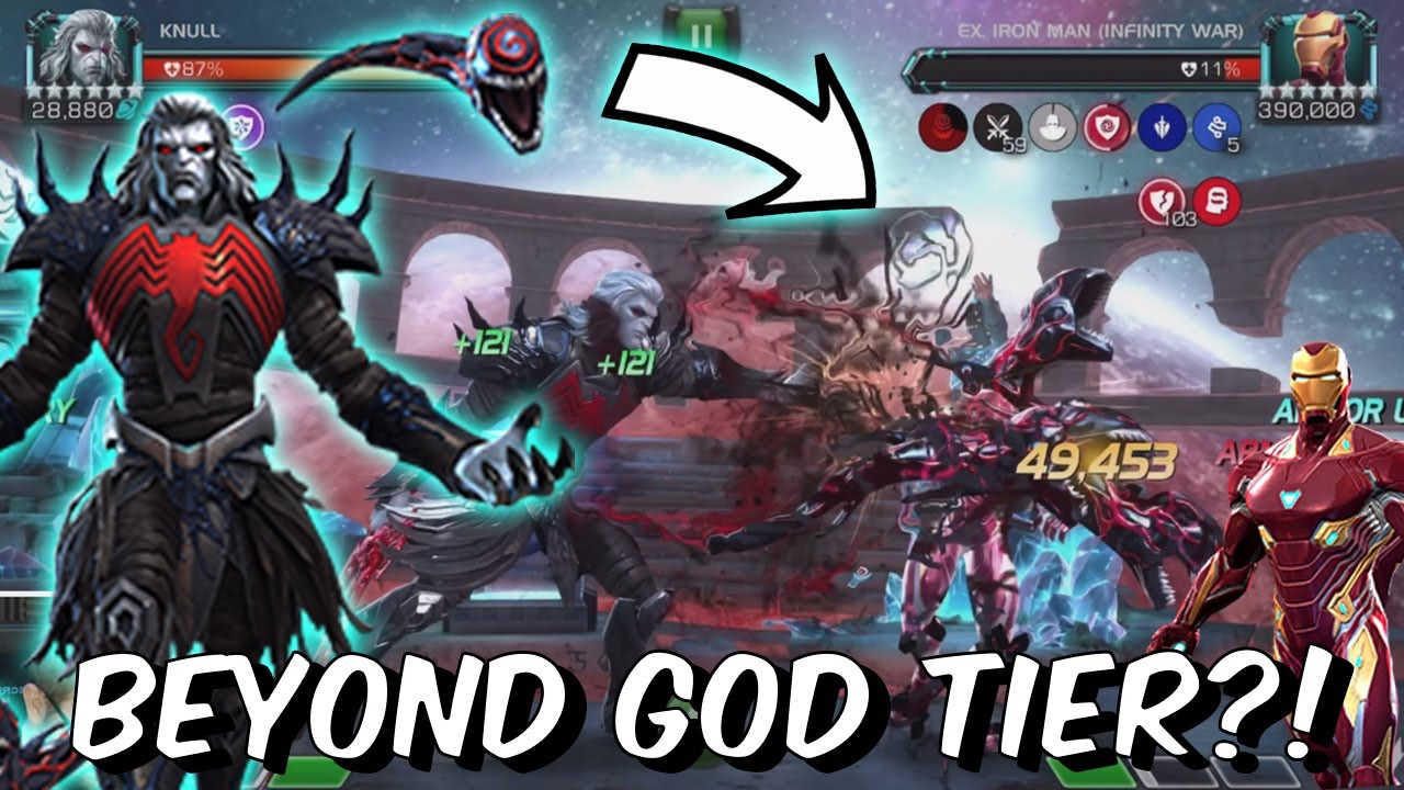 BEYOND GOD TIER?!?! - Knull vs Abyss of Legends Iron-Man & Star-Lord - Marvel Contest of Champions