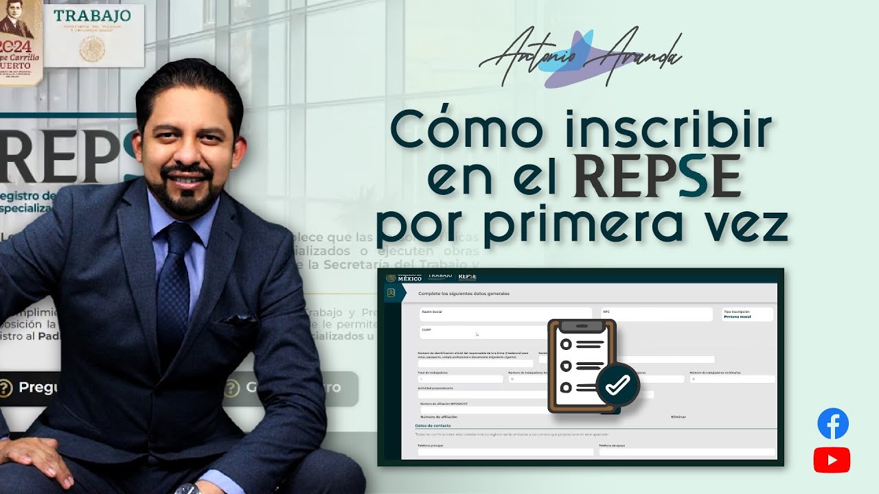 Cómo inscribir en el REPSE por primera vez