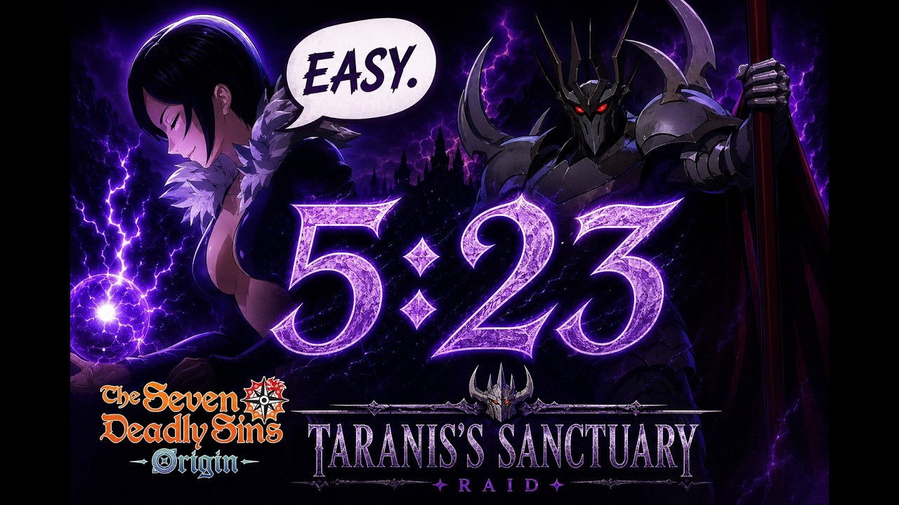 7DSO - 5:23 Taranis's Sanctuary Raid (Abyss, all bosses, solo)