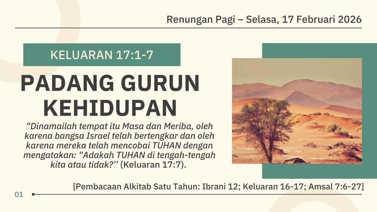 PADANG GURUN KEHIDUPAN