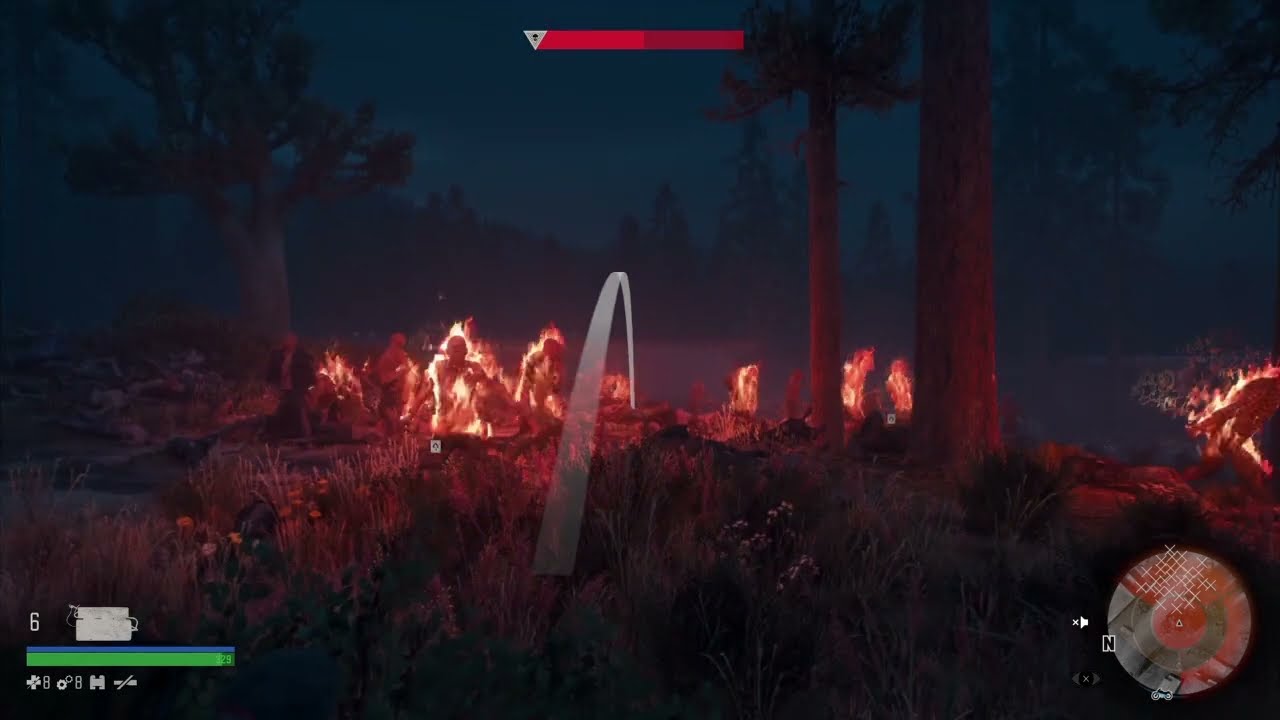 First Horde Boss Fight Easy Stealth Kills - DAYS GONE