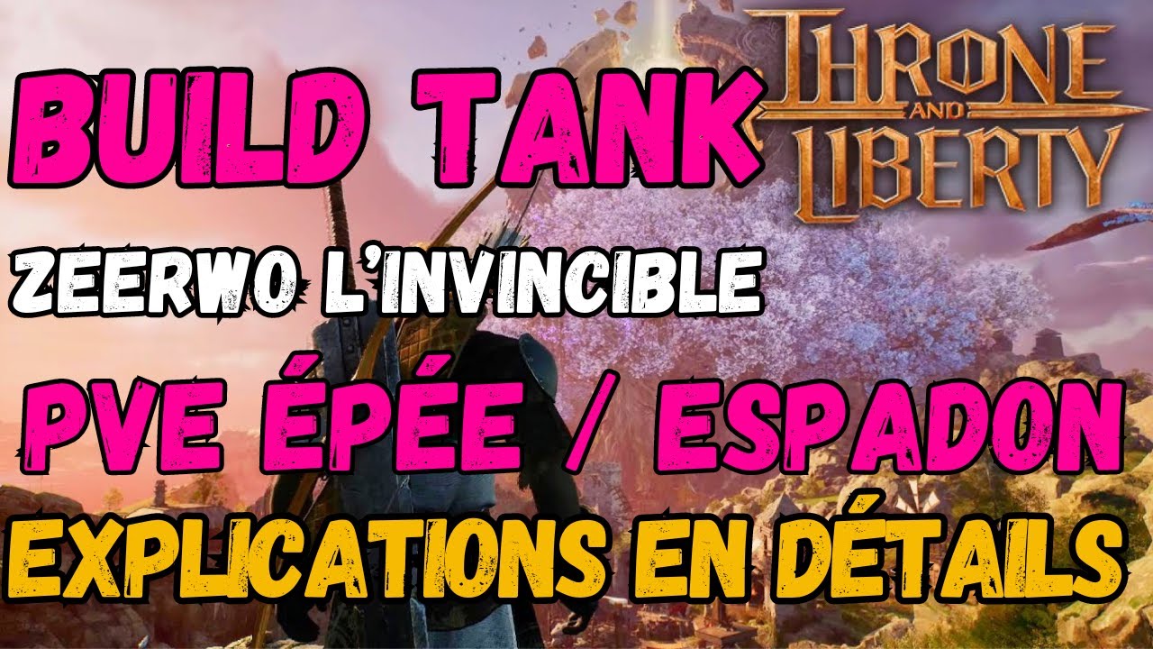 S-TIER TANK build espadon/SNS  [THRONE AND LIBERTY]
