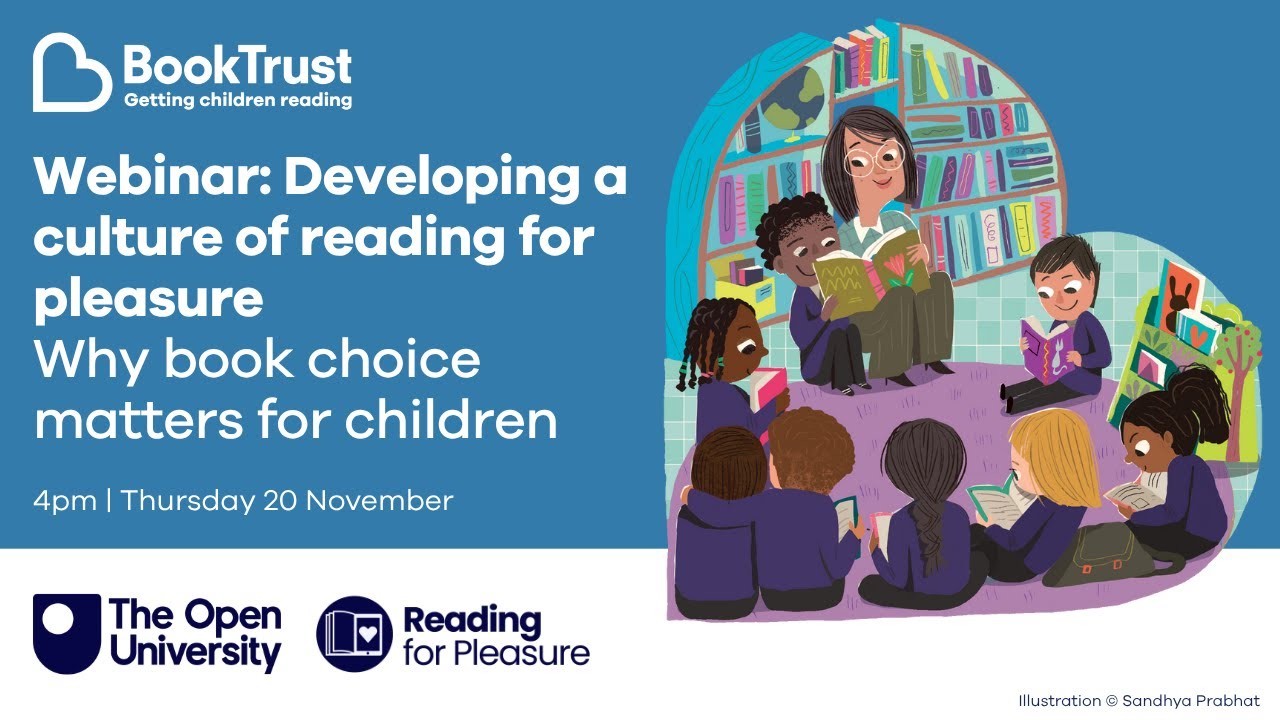 Webinar: Developing a Culture of Reading for Pleasure - Why book choice matters for children