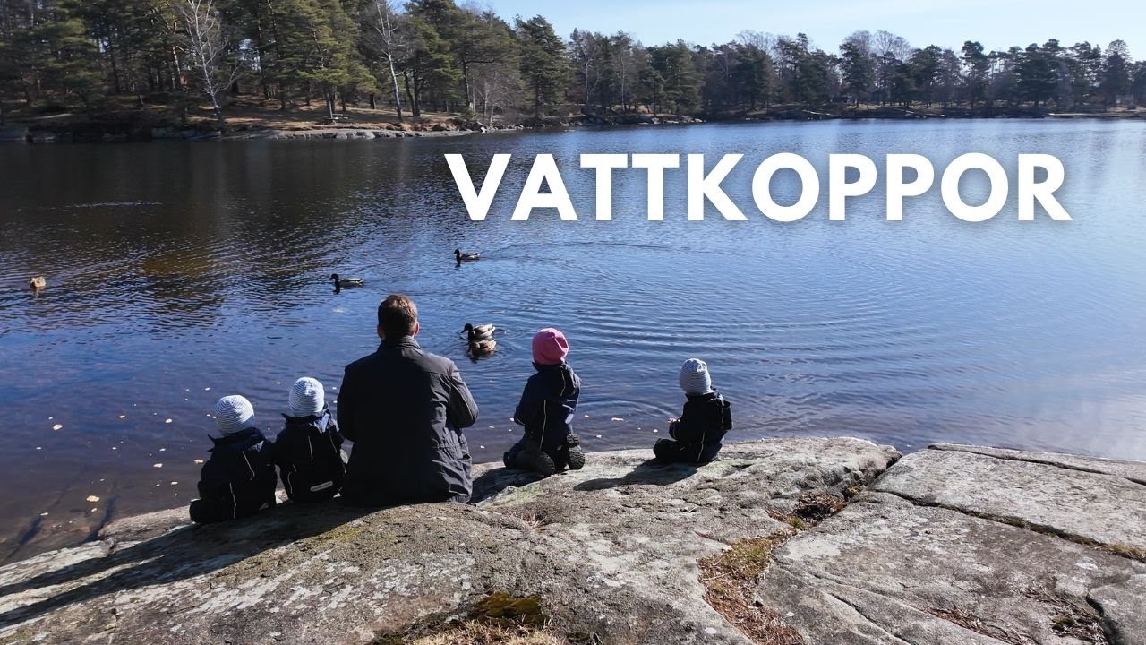 Vattkoppor - Helgfix, våren kommit?