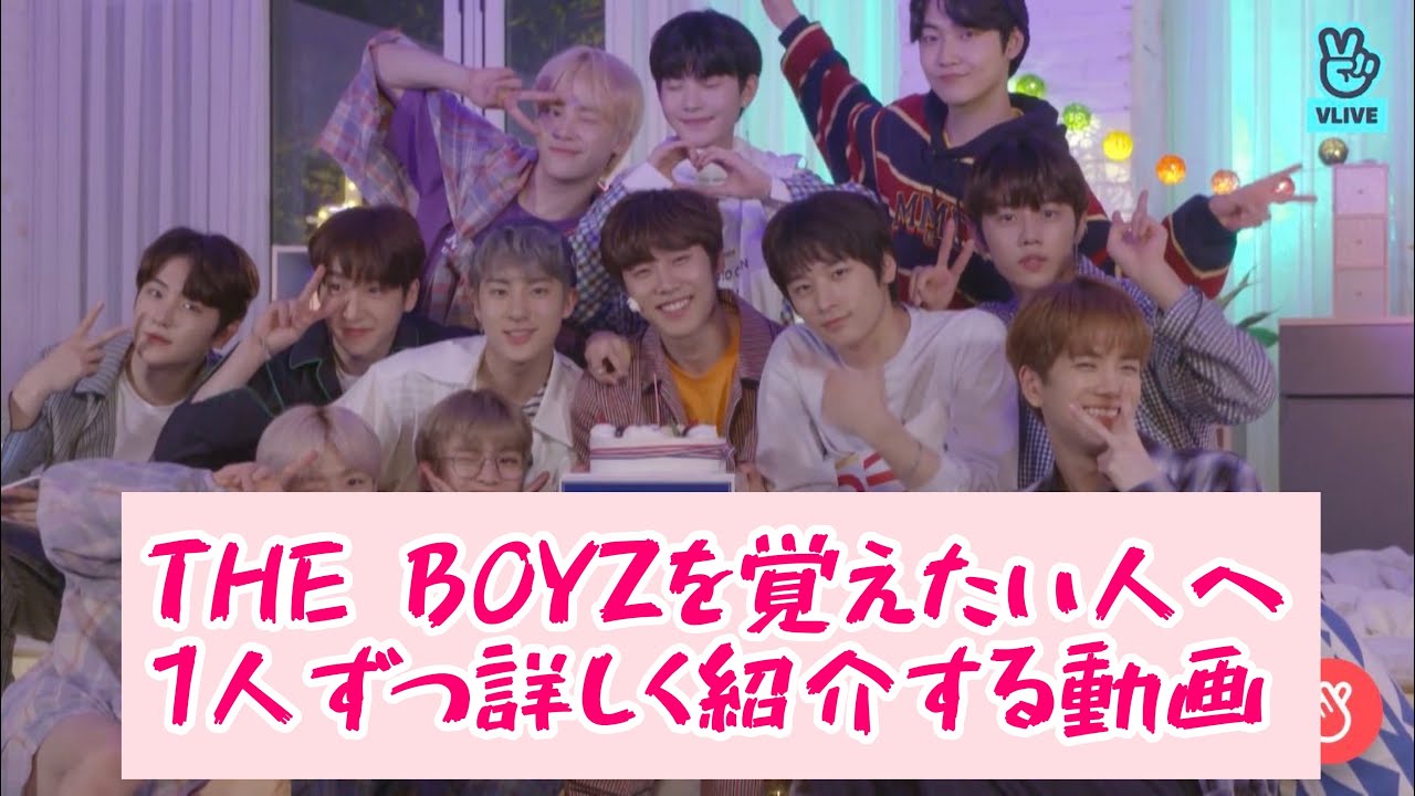 【THE BOYZ 日本語字幕】ドボイズを覚えたい人へ！1人ずつ詳しく紹介する動画