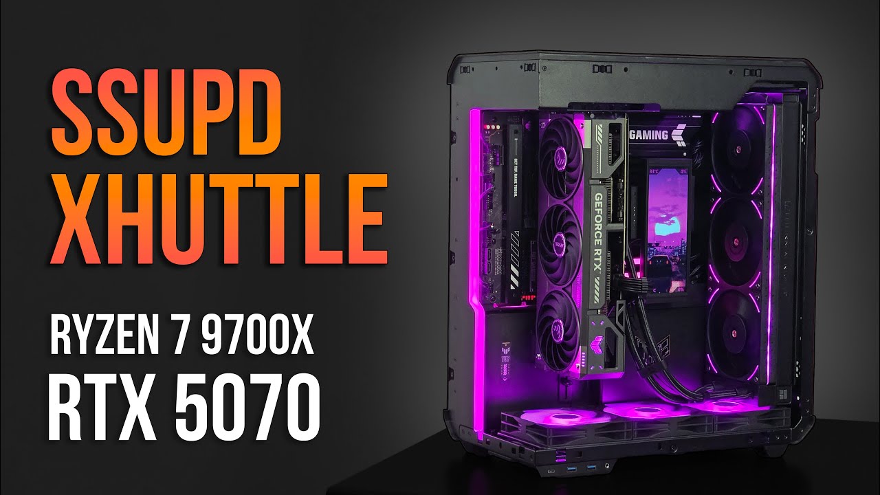 SSUPD Xhuttle Vertical ATX Gaming Build | Ryzen 7 9700X | RTX 5070