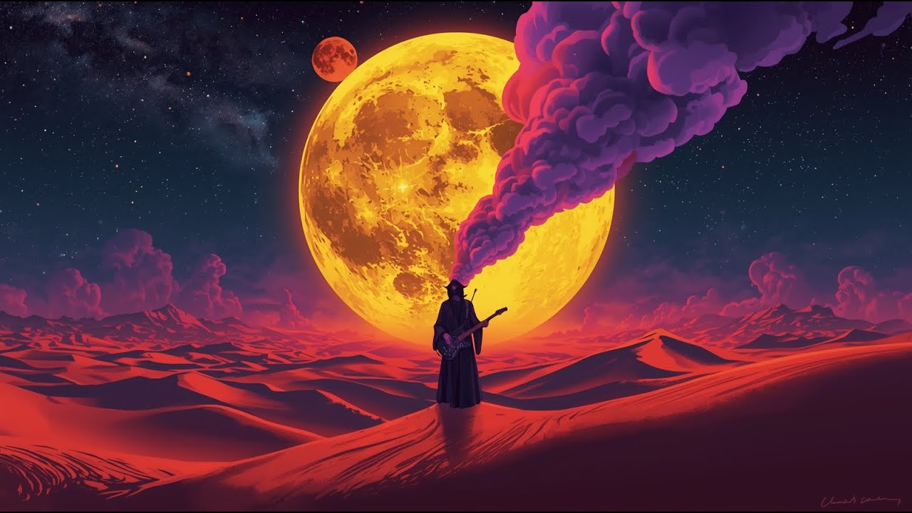 Desert Blues Instrumental Rock | Late Night Drive Music