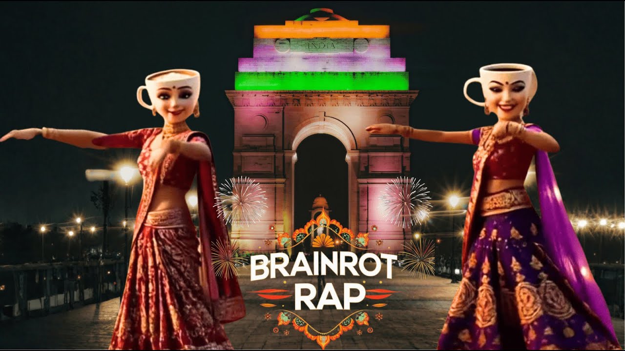 BRAINROT RAP in INDIA🎉Diwali Festival #BallerinaCappuccina #EspressonaSignora #BrrBrrPatapim