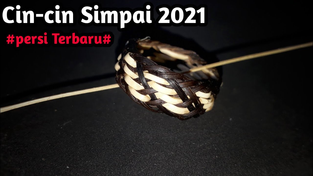 tutorial motif cin-cin simpai 4 putaran dari rotan