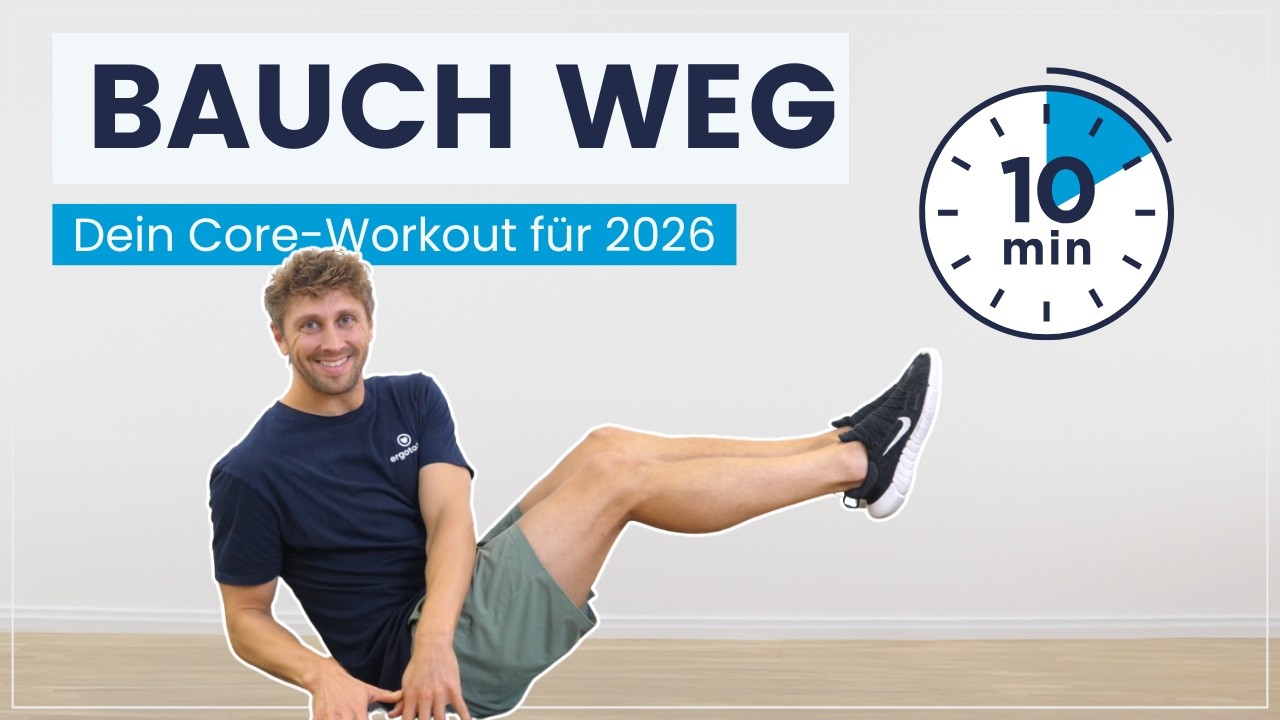 10 MIN Core Workout für Zuhause - BAUCH WEG ohne Geräte