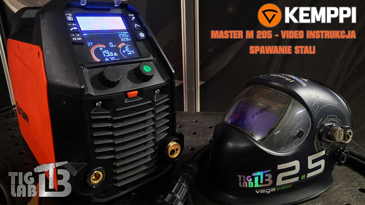 KEMPPI MASTER M 205 - VIDEO INSTRUKCJA - SPAWANIE STALI