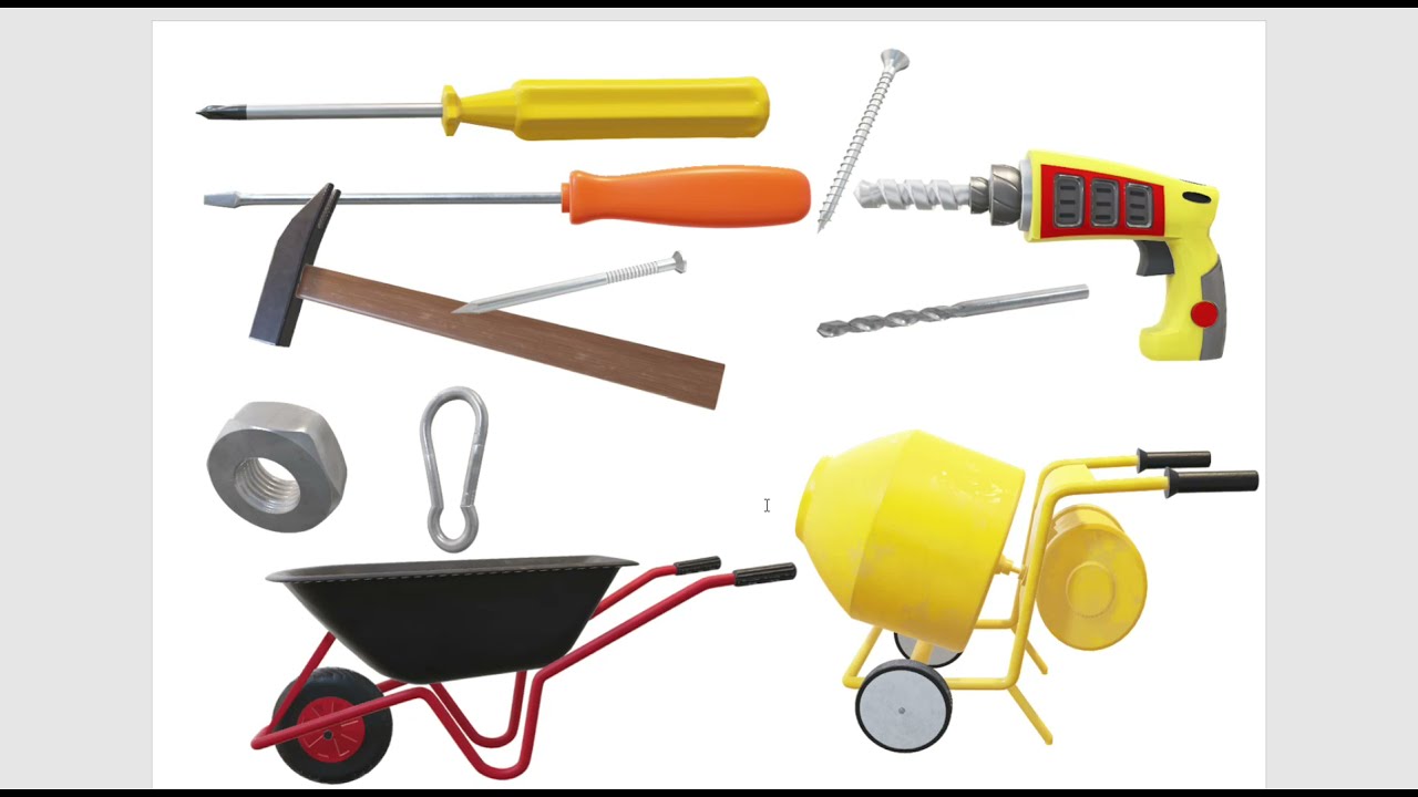 Outils de bricolage et de maçonnerie | أدوات التصليح والبناء