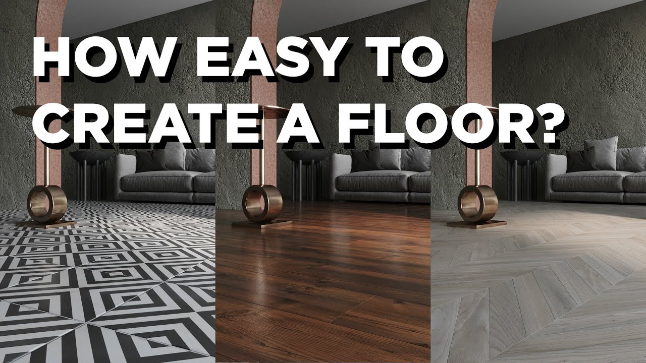 3dsMax Corona Photo Realistic Floor Material (Easy Way)