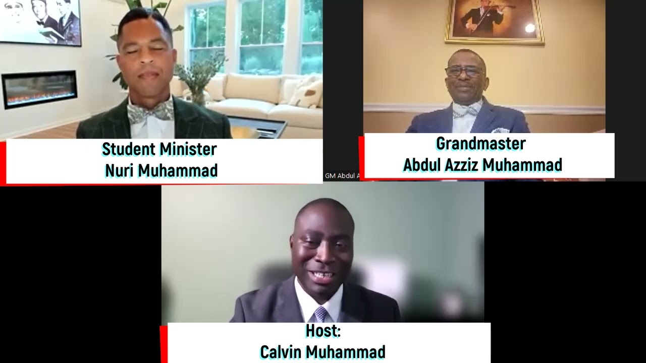 Grandmaster Abdul Azziz Muhammad With Minister Nuri Muhammad