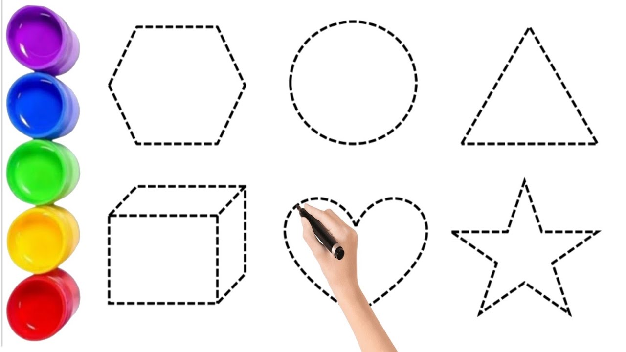 Discover Shapes: Circle, Square and Triangle for Kids | Fun Learning Video 🎨