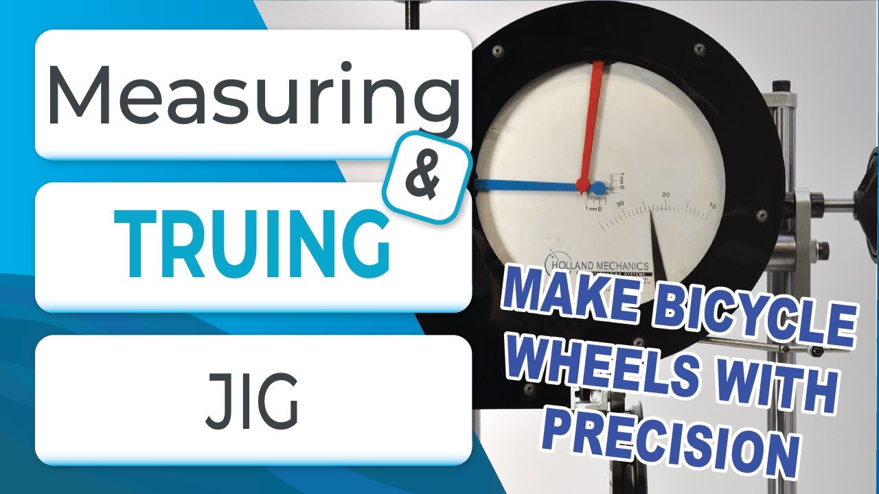 Bicycle wheel measuring device and truing jig - Villum by holland mechanics