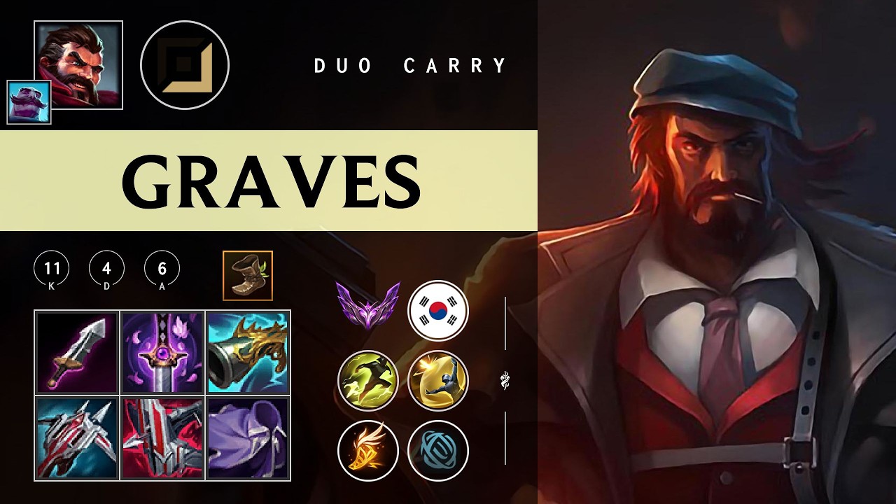 Graves ADC vs Ezreal - KR Master Patch 26.05