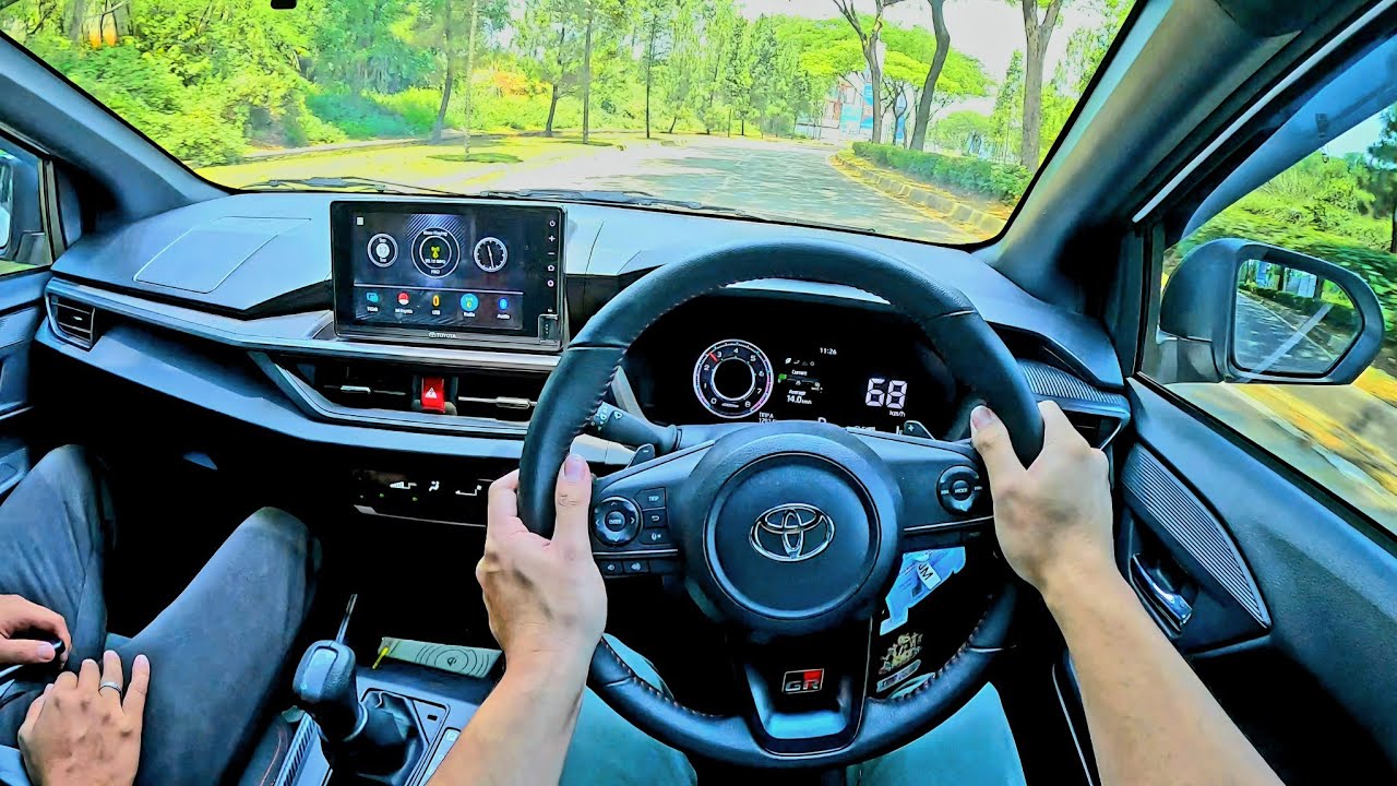 Driving POV TOYOTA NEW AGYA GR-SPORT 1.2 CVT 2024 | ACCELERATION & HANDLING | Car Test Drive (ASMR)
