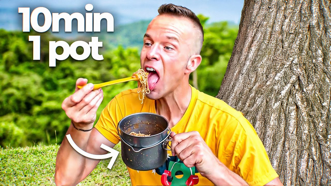 10-minute backpacking pasta for beginners🍝
