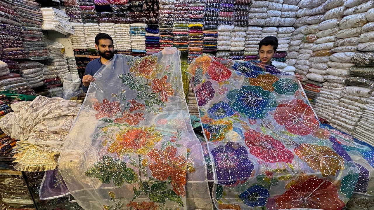 Sasta Khan 2025 Gaji silk duppata 😍Handprinted duppata collection