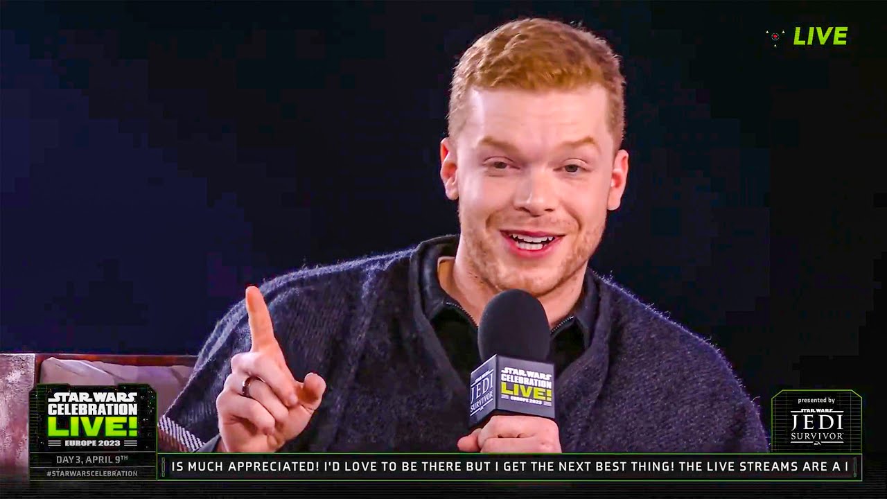 Cal Kestis Actor is OBSESSED with Ponchos at Star Wars Celebration