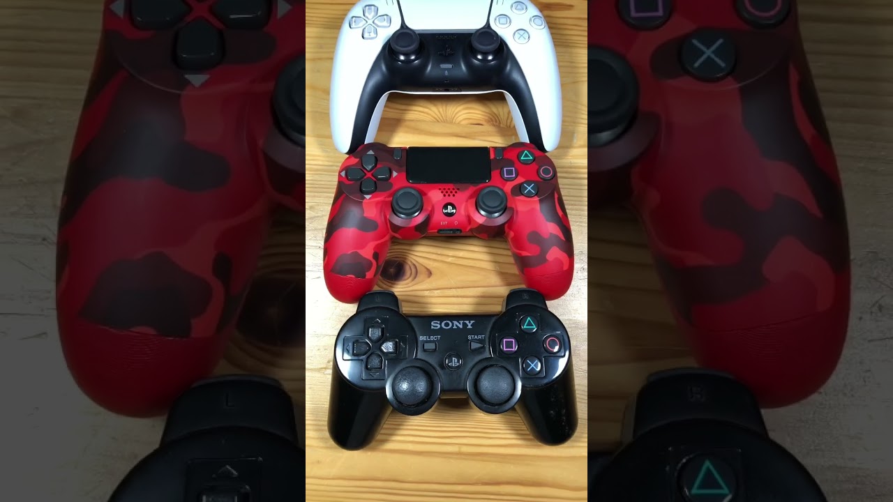У какого из этих контроллеров PlayStation проблемы?! PS3 против PS4 против PS5! #PS5 #PS4 #PS3 #S...