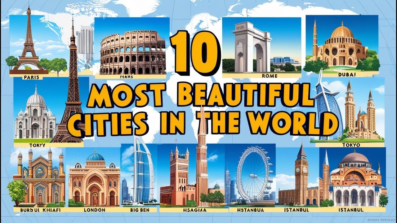 10 of the most beautiful cities in the world, featuring iconic landmarks