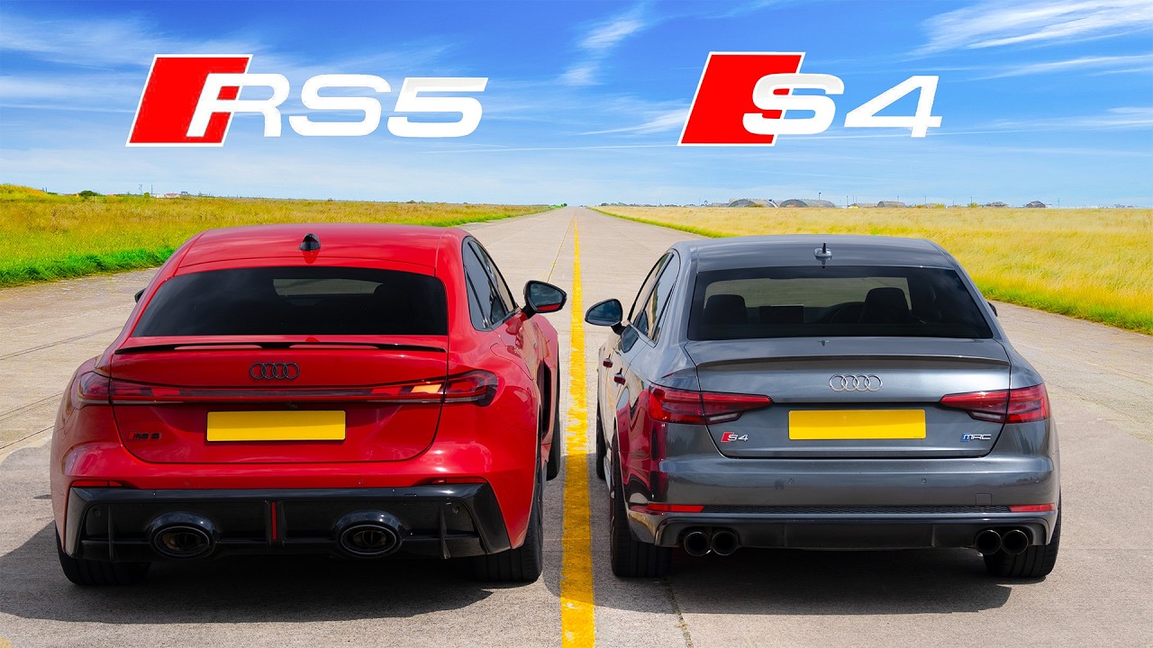 NOWE Audi RS5 vs Audi S4 po tuningu - WYŚCIG