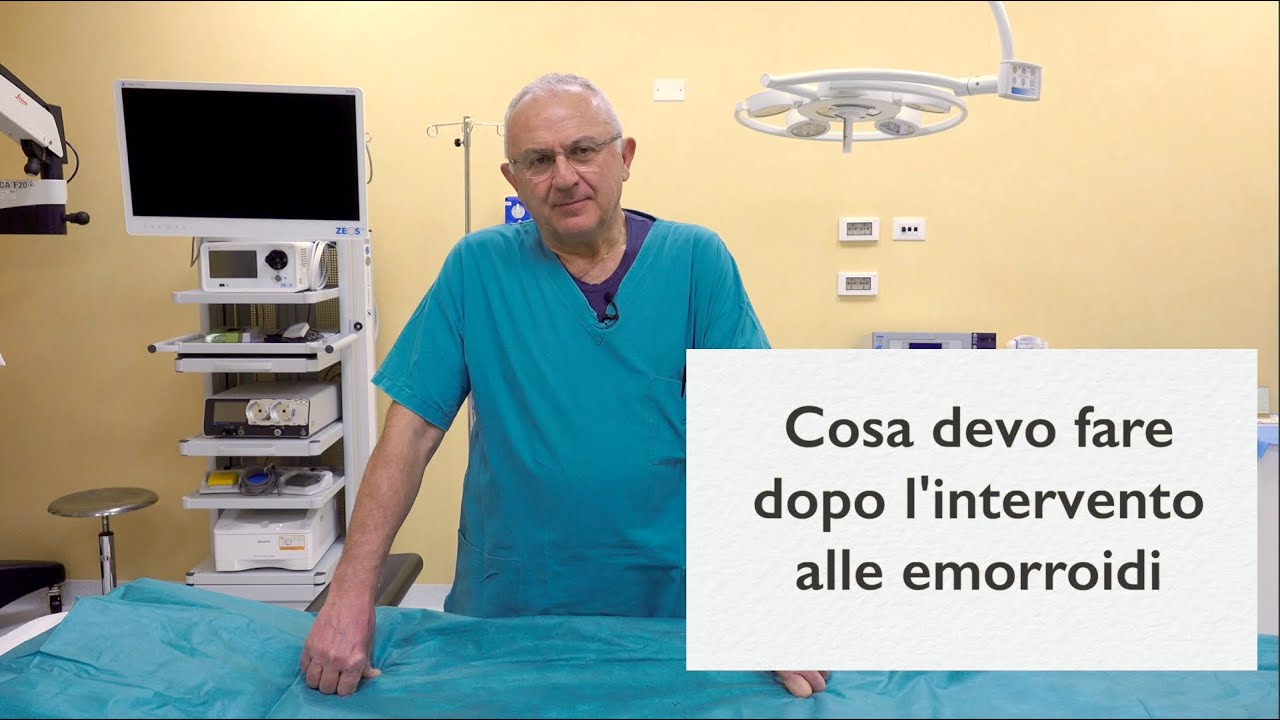 Emorroidi, cosa fare dopo l'intervento chirurgico di asportazione dei gavoccioli emorroidari