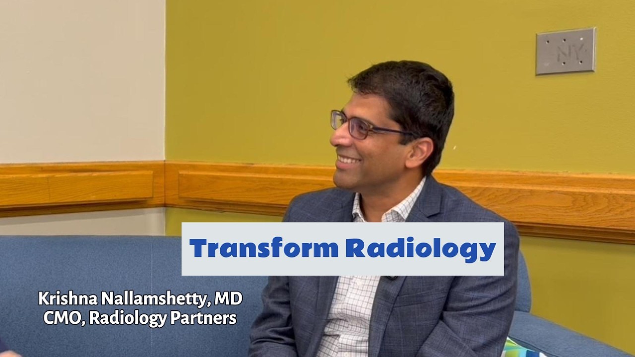 Leadership, AI & Transforming Radiology | RSNA Unscripted with Krishna Nallamshetty, MD