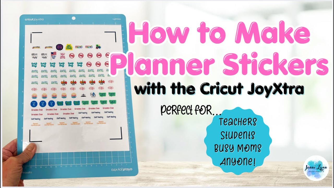✨How to Make Planner Stickers Using a Cricut ✨| DIY Planner Stickers‼️