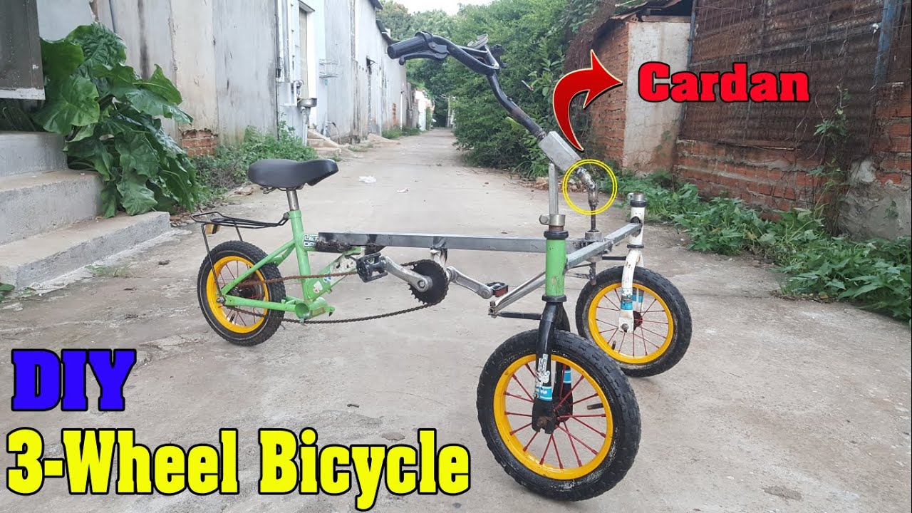 Build a 3 wheel bike at home