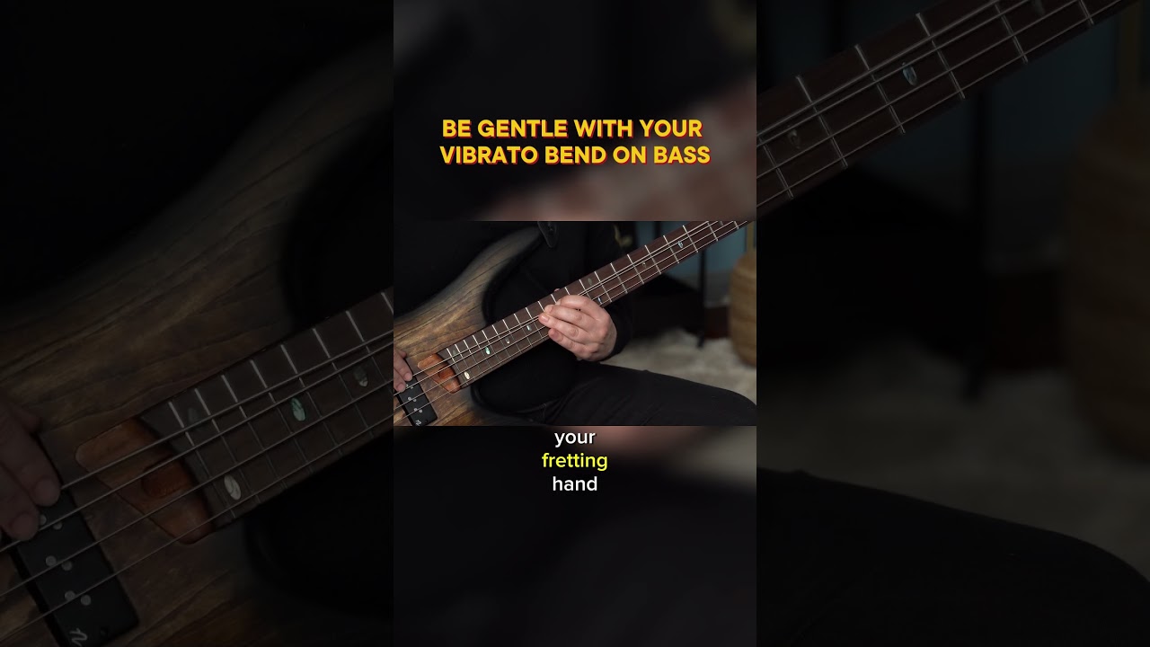🎸 BASS TIPS — VIBRATO BEND #2 🎸