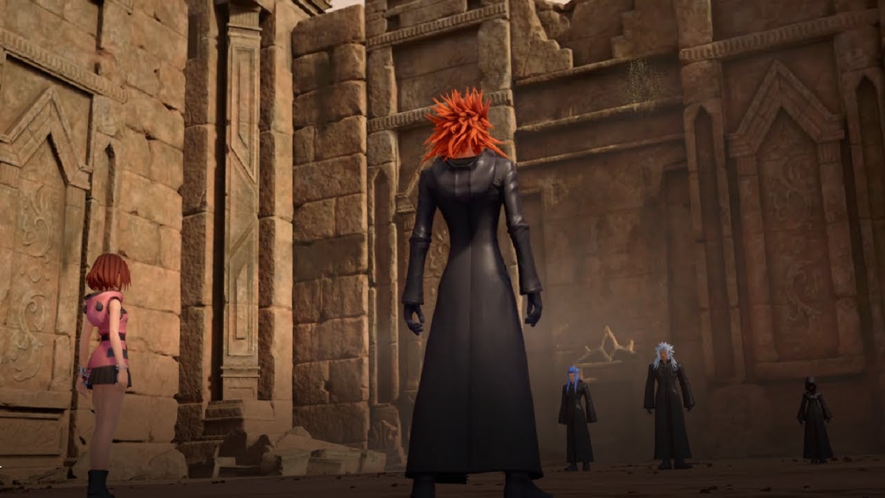 Kingdom Hearts 3 (PS4) НОВАЯ сцена с Акселем, Кайри, Ксемнасом, Саиксом и Сионом в HD 1080p — REm...