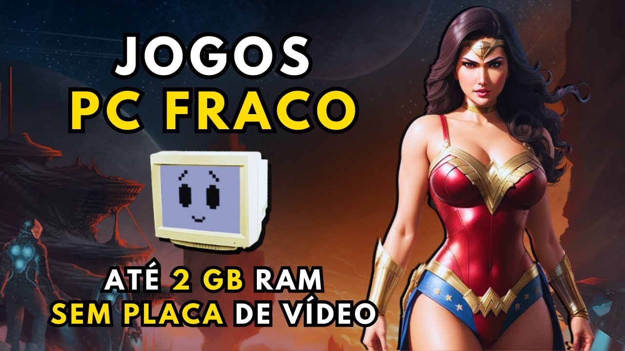 20 Jogos para PC FRACO com 2GB RAM - Jogos leves que rodam SEM Placa de V&iacute;deo e tem jogos GR&Aacute;TIS!!