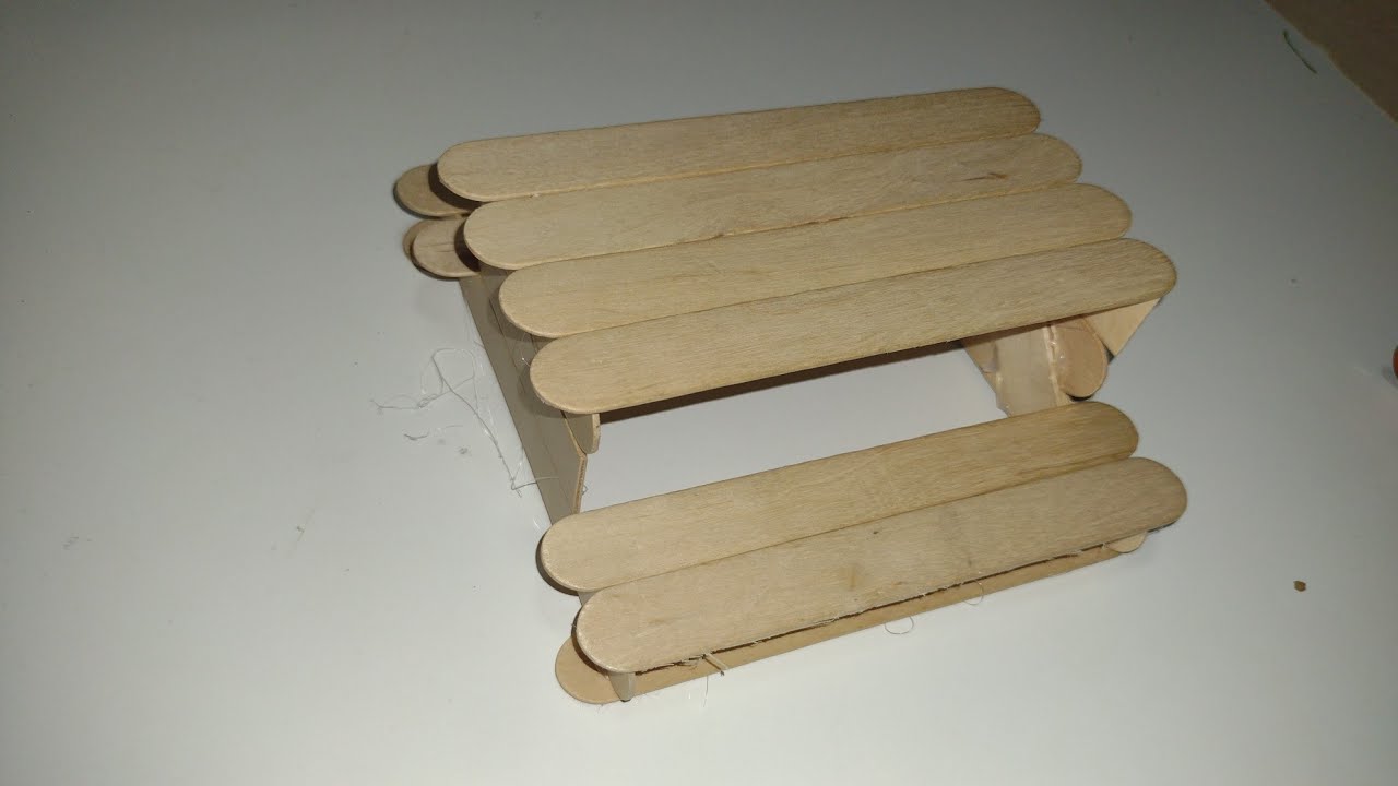 How To Make A Fingerboard Picnic Table Out Of Popsicle Sticks!