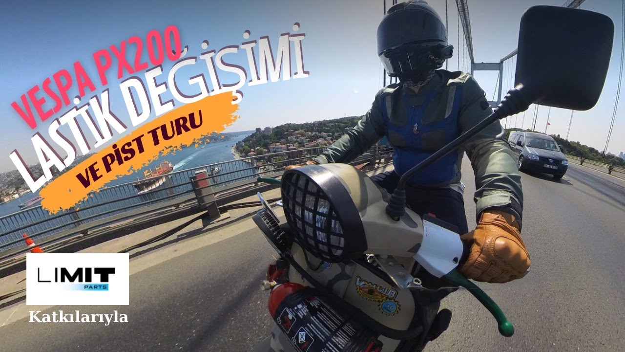 Skuter ile piste çıkılır mı? Eski lastikleri pistte tükettik, yenilerini taktık!
