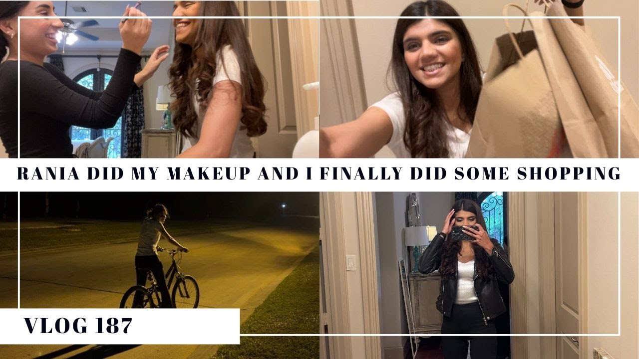 COUSIN DOES MY MAKEUP AND FINALLY DID SOME SHOPPING - Vlog 187