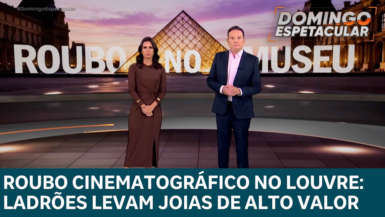 Roubo cinematogr&aacute;fico no Louvre: ladr&otilde;es levam joias de alto valor em a&ccedil;&atilde;o rel&acirc;mpago em Paris
