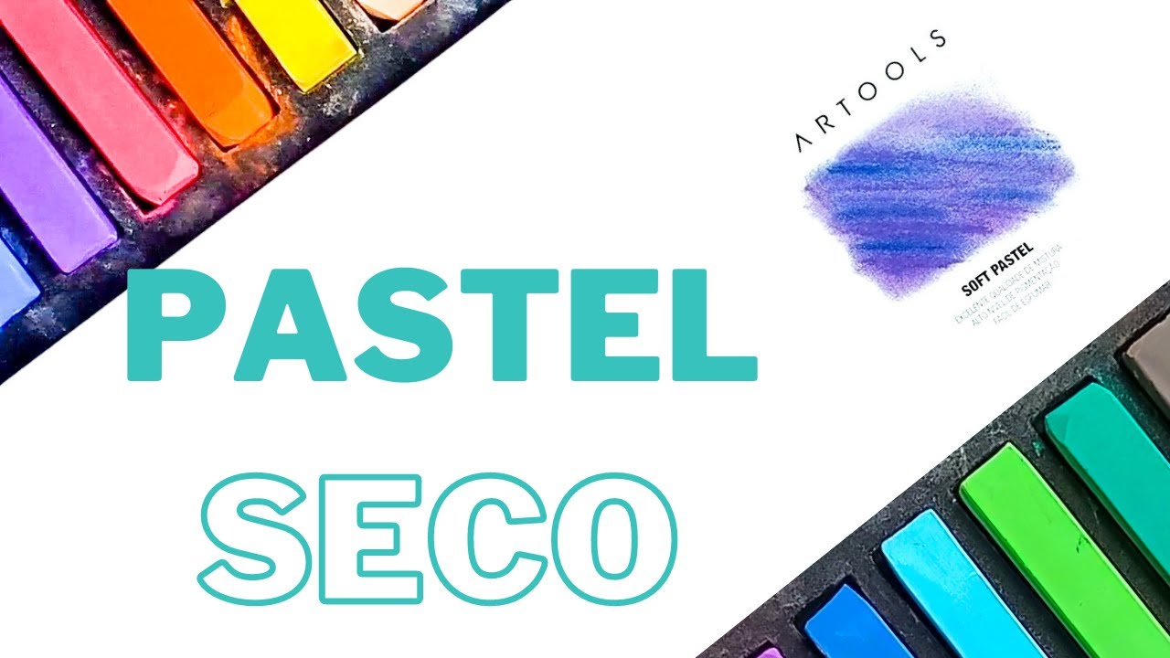 Testando o giz pastel seco da Artools
