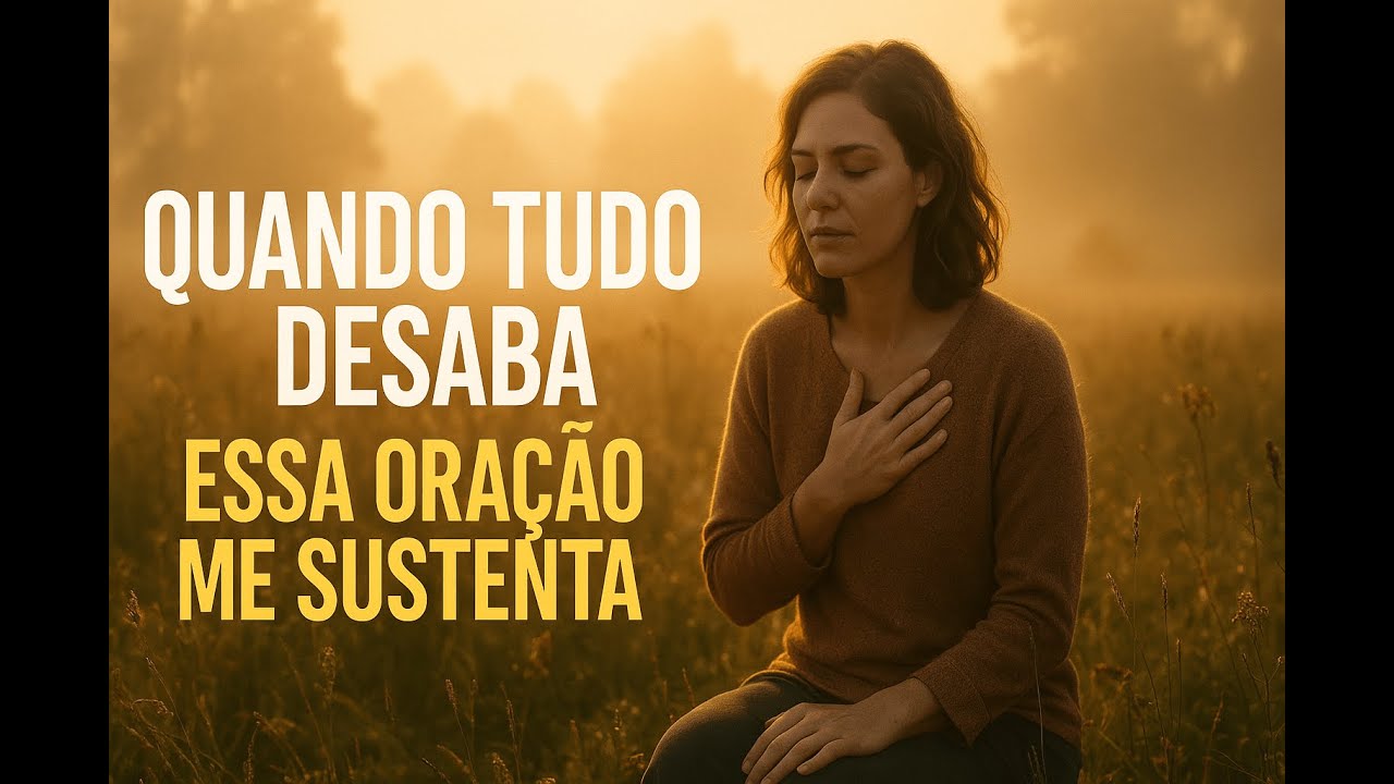 Quando tudo desaba, essa oração me sustenta