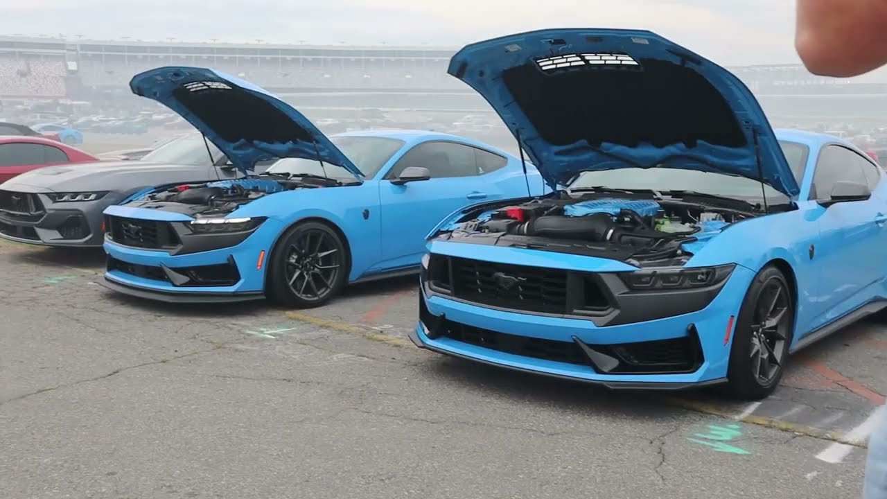 2 Whipple Supercharged DarkHorses! Which One Is Better? 60 Years of Mustangs. Drag Race