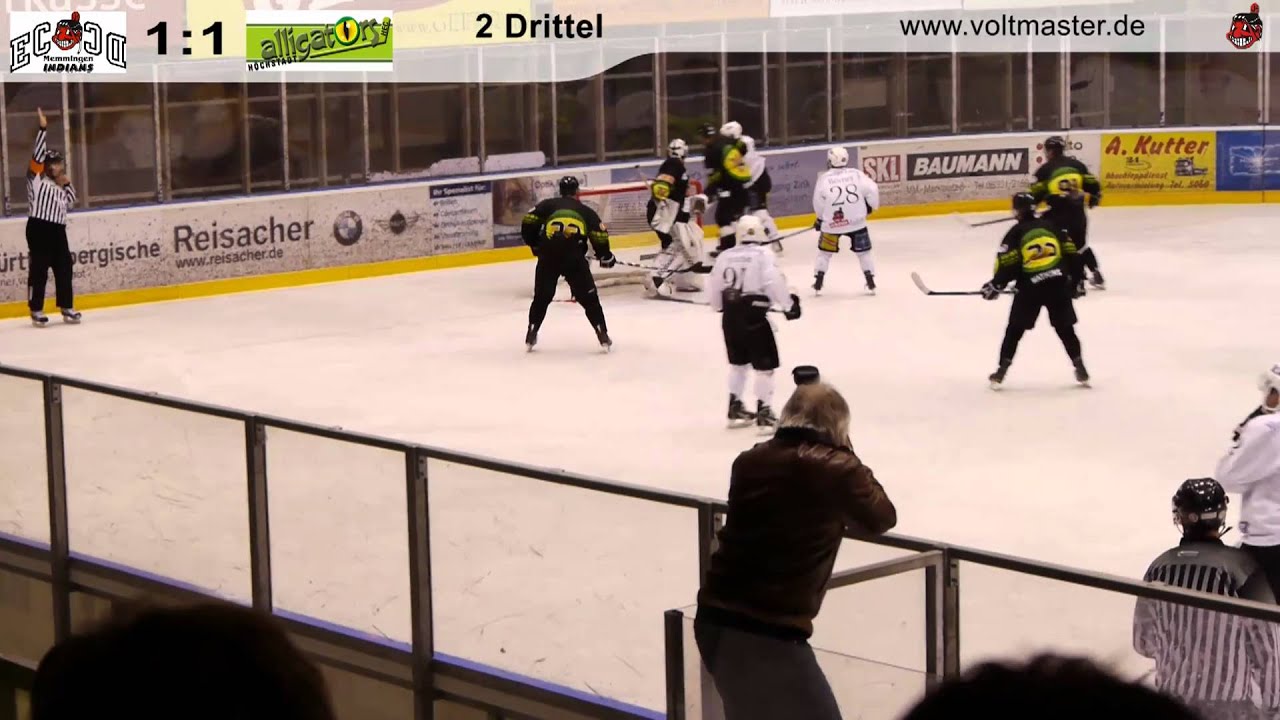 Bayernliga 2010/2011 Highlights - ECDC Memmingen Indians vs. EC Höchstadt Alligators