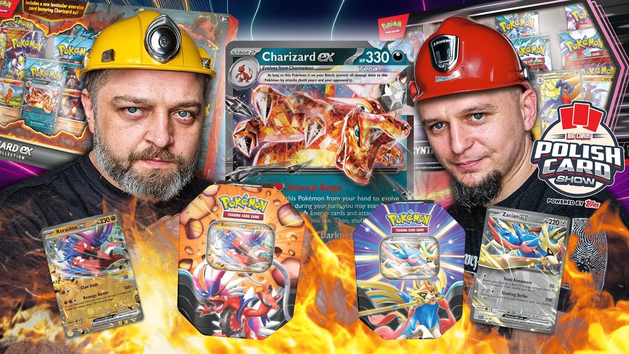 BOXY, PUSZKI, POGADUSZKI! - Charizard & Garchomp Box, Zacian & Koraidon Tin + KONKURS!