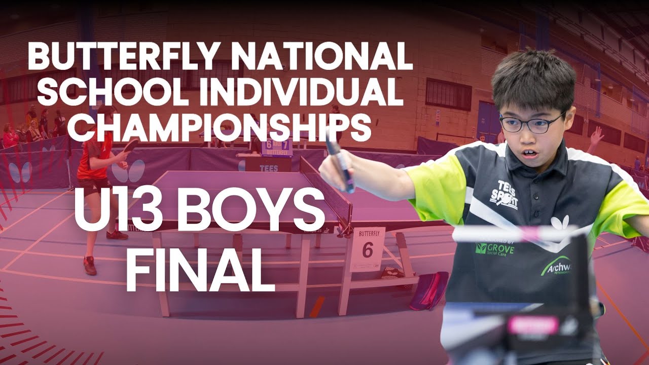 Butterfly National School Individual Championships 2024 | U13 Boys Final
