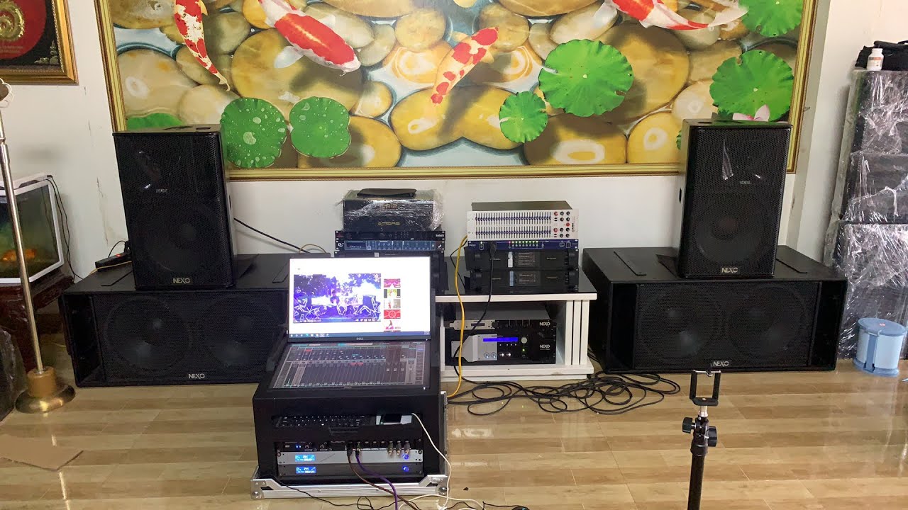 Tess chất âm loa NEXO PS15r2 + NEXO RS 15+ NEXO NXAMP 4x4 full bộ gần 700tr