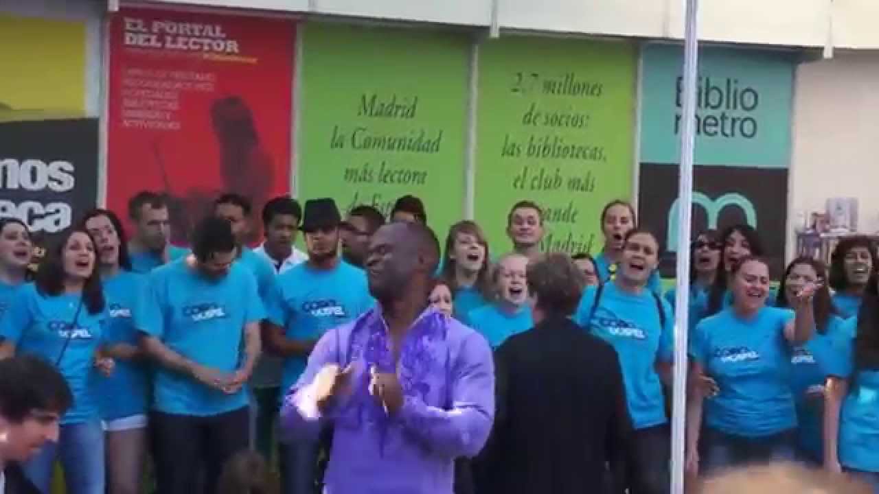 Coro Gospel de Madrid en El Retiro y en la Feria del Libro