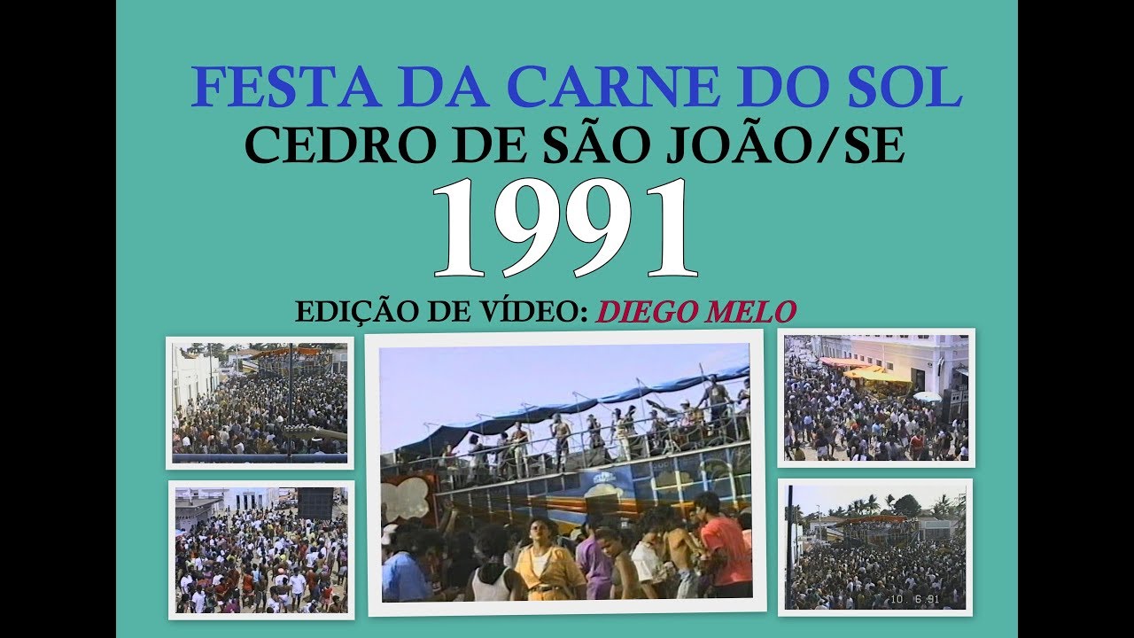 FESTA DA CARNE DO SOL de Cedro de São João/SE - 1991