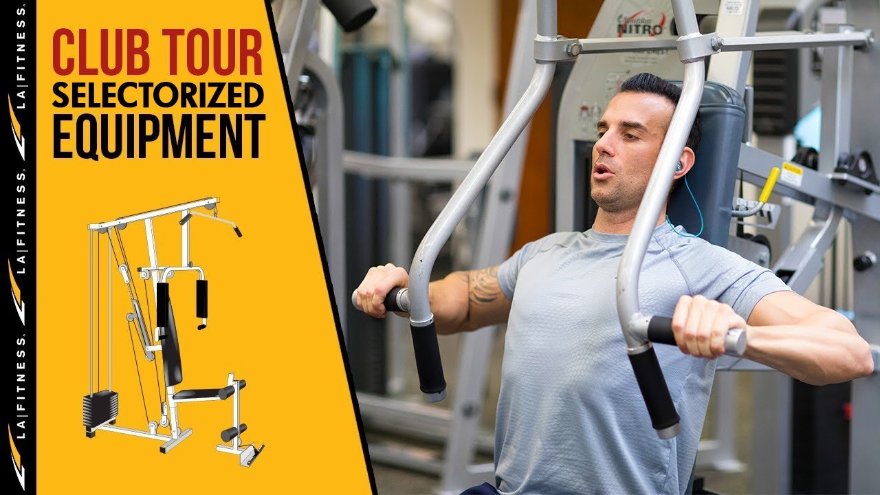 Тренажеры с селекторным механизмом | Экскурсия по клубу LA Fitness